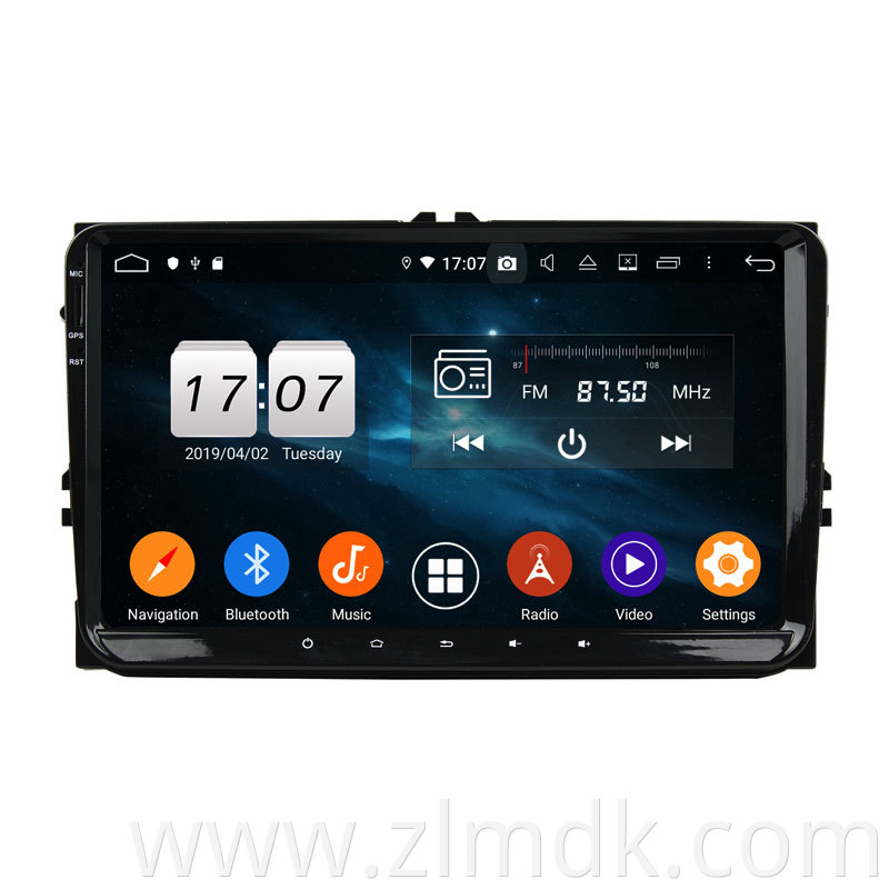 android 9.0 car dvd VW universal